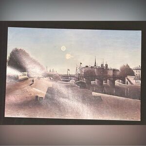 VUE DE L'ILE SAINT LOUIS Henri Rousseau Fine French Art Print Original Vintage
